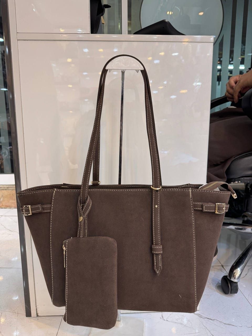 کیف مخمل نخ نما